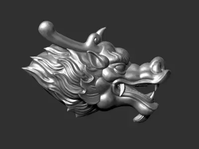 dragon head 3D print model buy