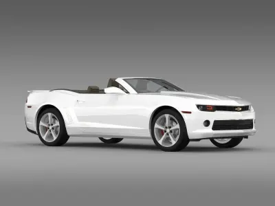 Chevrolet Camaro RS Convertible 2014 3D model