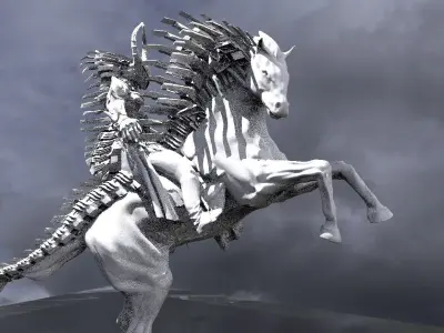 Horsemen Of The Apocalypse War 3D model