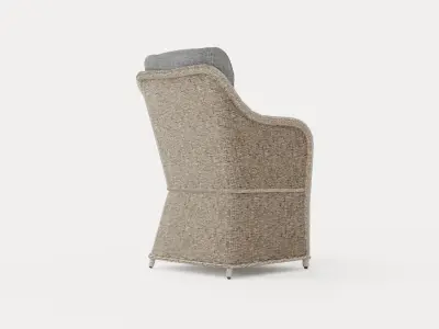 Marcus Armchair M Cushion Low-poly 3D model
