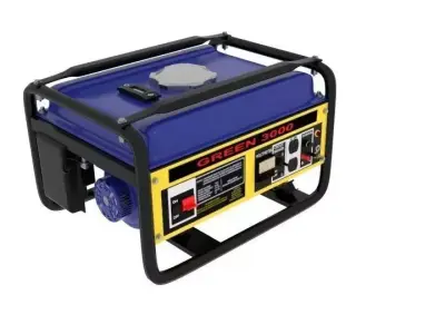  Green 3000 Small Gas Generator Mini  3D model