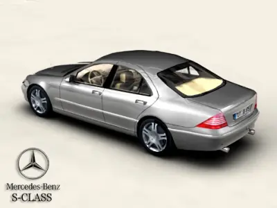 Mercedes S-Class 3D model