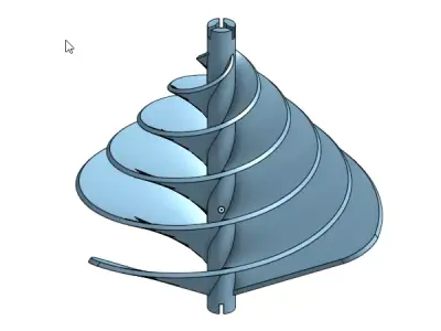 Wind Turbine Blade 3D print model