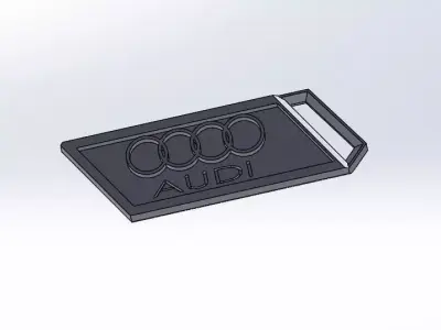 Audi keychain 3D model