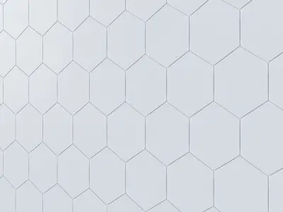 HexArt Porcelain Tile 3D model