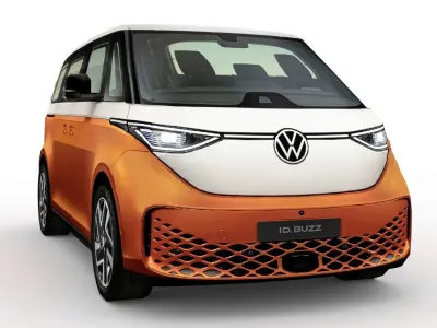 Volkswagen ID Buzz 2024 Low-poly 3D model