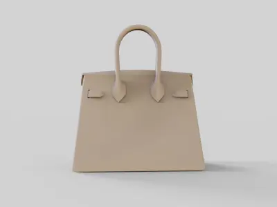 Hermes Birkin Bag 3D Model - STL File  3D print model