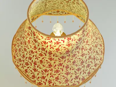 Vintage Decorative Table Lamp 3D model