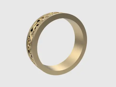 Intricate Filigree Band Ring JDBCo 3D print model