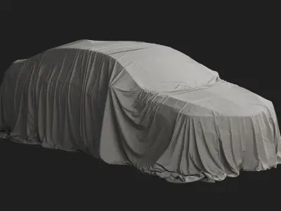Ordinary Car Cover 01 3D model
