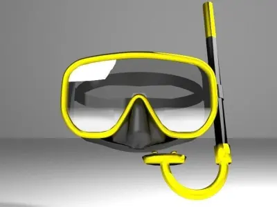 Scuba Mask 3D model