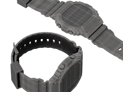 Watch Casio G-Shock GM-5600B 3D model
