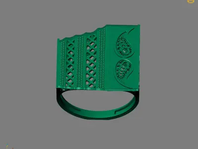 Women Plain Ring Ready STL Models Womens Ring 3d models 3D print model 39