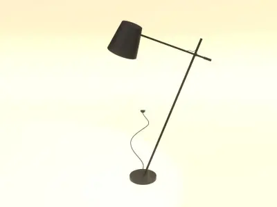 PBR Floor Lamp 3D model