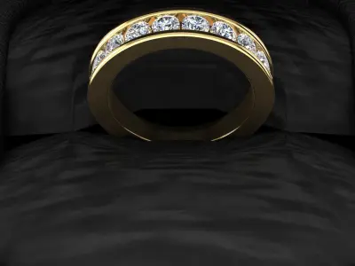 Band Ring 3D print model 70