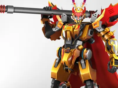 Wukong Transformer 3D Model 3D model