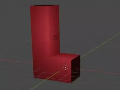 L Buchstabe Free 3D model