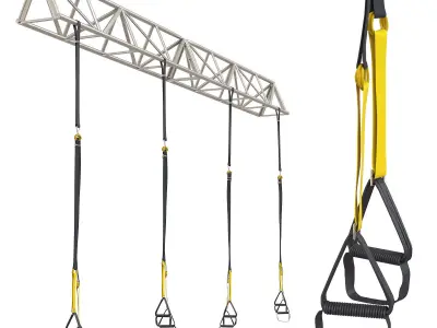 TRX Gym System Sport Farm 3D model