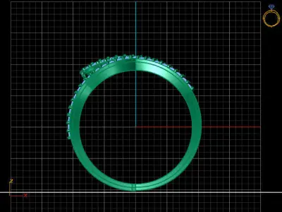 Women Ring 3DM Womens Ring 3d models 3D print model 3D print model 67