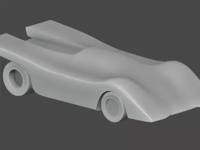LeMan Porsche Car Print Free 3D print model