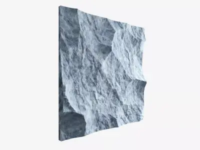 468-RockPanel piece of rock 3D model