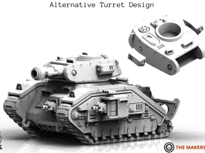 Universal Guard - Light Battle Tank 3D print model
