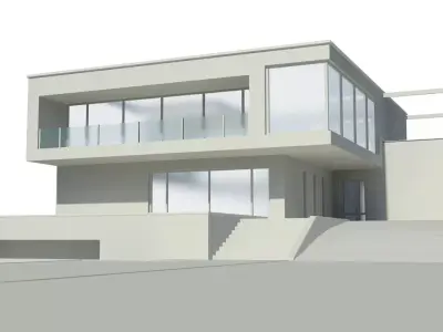 Modern house Free 3D model