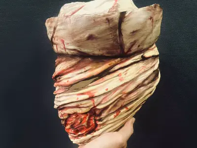 Silent Hill Nurse Head Wearable Cosplay 3D print model