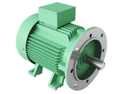 Electric motor 3D model by ecati