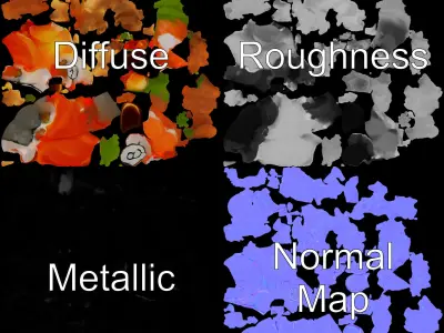 Gourmet Sushi Plate D Model Pack Low-poly 3D model