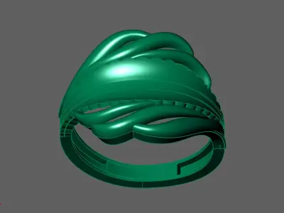 Plain Ring Women Ready STL 3DM Models Womens Rings 3D models 3D print model purchase