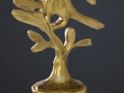 golden brid 3D model