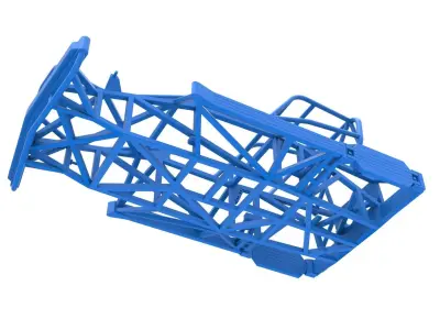 Frame of New Zealand Superstock car Version 2 Scale 1 to 25 3D print model
