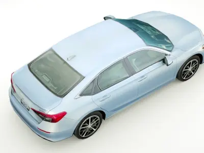 Honda Civic sedan 2023 Low-poly 3D model