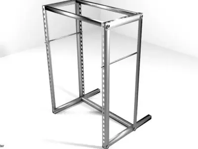 Exercise Storage Power Cage 3D model