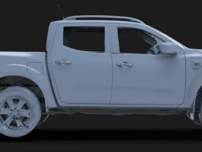 Renault Alaskan 2019 Series Native Exterior 3D Scan 3D model