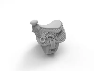 anillo silla de montar  3D print model