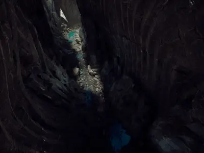 Abyssal Grottos Caves - Unreal Engine - Asset Pack Low-poly 3D model