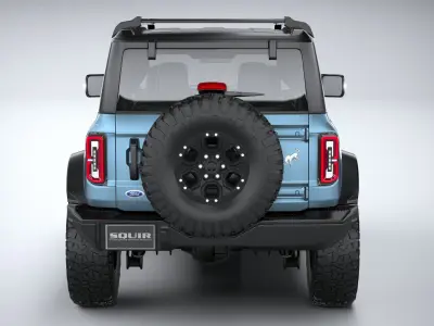 Bronco Badlands 2-door 2021 3D model