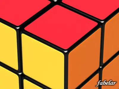 Rubik cube Free 3D model