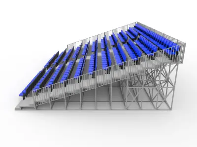 Bleachers 15 3D model