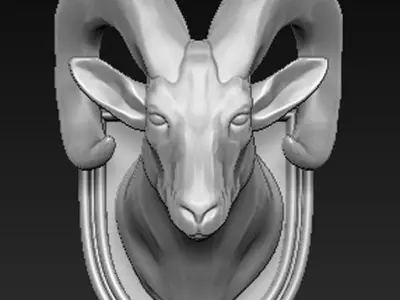 Ram Head 2 3D model