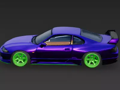 Underground Tokyo Street Racer 3D Model Low-poly 3D model