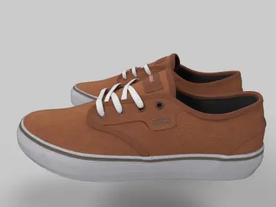 Casual Shoe Low-poly 3D model