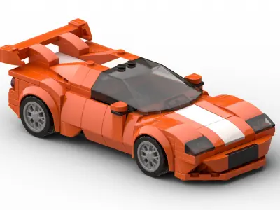 MocBricks3D - Lego Sport-Car Concept 2 3D print model