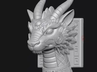 Dragon 3D print model 3
