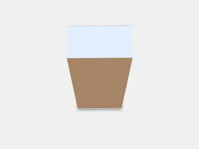 PAX - FLISBERGET Wardrobe 3 Low-poly 3D model