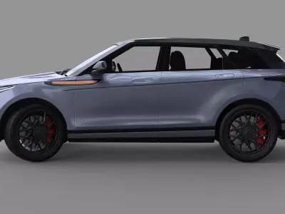 Range Rover Evoque R Dynamic 3d model Low-poly 3D model
