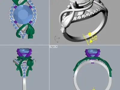 Ring 45 3D print model