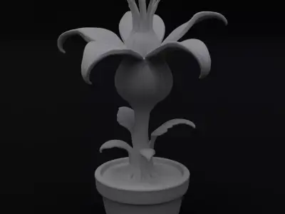 Celestara Crownbloom Extraterrestria Flower for 3D Printing 3D print model